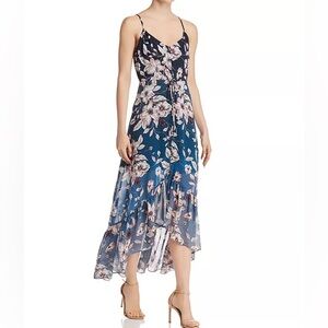 Nanette Lepore Ombré Floral High/Low Dress
